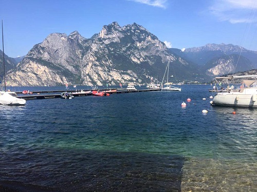 RS800 European Championship 2016 Launch Area at Circolo vela Torbole, Garda