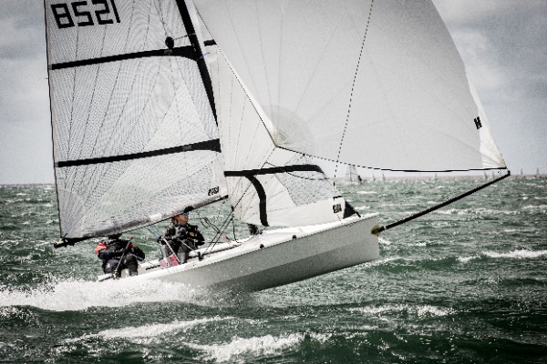 More information on Battle for positions throughout the fleet at the Lymington Dinghy Regatta